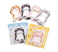 Cat Sticky Notes - 2.56x2.05x0.12 Inches Fun Sticky Notes | Cat Memo Pads Supplies | Offices StickyNotes for Teacher Students School Business College Classroom Diary Journal | Students StickyNotes