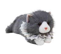 Cat Stuffed Animal, 12inch Plush Toy, Realistic Cute Soft Figure with Compact Build, Kids Accessory with Sturdy Utility, Home Decor, Reliable Gift Aid for Office Dorm Car Sofa Living Room Bedroom