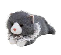 Cat Stuffed Animal, Realistic Plush Toy, 11.81 Inches Portable Figure with Soft Build, Cute Kids Accessory, Decorative Home Ornament with Playful Style, Birthday Plush for Bedroom and Living Room