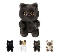 Cat Stuffed Animals, 2026 Cute Soft Plush Dolls, 6 Inch Cat Plush Animals Birthday Gift, for Girls and Boys (Grey Cat)
