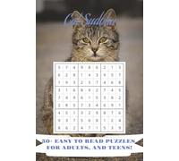 Cat Sudoku: Cat Themed Sudoku Puzzles With Easy To Read Print |6x9 inches, 110 pages|50+ puzzles