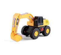 CAT - Sumérgete en la acción con la Potente Excavadora Tough Machines 25 cm. Sonidos, Luces y Vibraciones - Vehículo de Juguete de astillero articulado con Funciones.