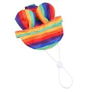 Cat Sun Hat, Colorful Breathable Bucket Cap with Ear Holes, Cooling Sunscreen Pet Cup for Protection, Ideal for Outdoor Walking Travel Photoshoots Summer Use 17.71 Inches