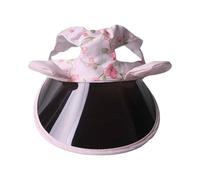 Cat Sun Hat - UV Protection Pet Cap, Lightweight Outdoor Pet Headwear, Adjustable Cat Hat for Sun Shielding, Pets Accessories for Outdoor Use Gear for Travel Use 5.12x6.3 Inches