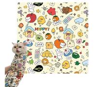 Cat Swaddle Wrap - Bolsa de aseo para gato, bolsa de tela para gatos | Anti-Scratch SelfAdherent Pet Cat Grooming Wrap Bag, Pet Supplies Cat Calming Wrap for Nail Clipping, Clean Ears, Brush Teeth