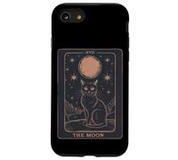 Cat Tarot Card - The Moon Vintage Style Tee Carcasa para iPhone SE (2020) / 7 / 8
