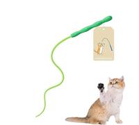 Cat Teaser - Juguete interactivo de silicona suave, resistente al agua, para jugar a juegos divertidos | Mental estimulation Cat Toy for Exercise Hunting | Indoor Outdoor Interactive Toys for