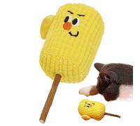 Cat Teaser Toys Corn Cob Shape Cat Toy Catnip Chew Toys for Cats Plush Kitten Chew Toy Catnip Teaser Stick Cat Chew Stick Funny Kitten Toys Chew Toys for Hunting Cats Catnip Chew Toy for Teeth Interac