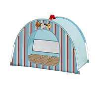 Cat Tent - 21.65 Inches Folding Pet House | Breathable Canvas Pet Tent - Washable Indoor Outdoor Kennel 600g for Small Dogs Puppies Kittens Bunnies Beach Backyard Camping Use