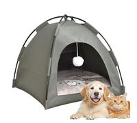 Cat Tent Cave Nest Bed, Portable Breathable Pet House For Indoor Outdoor Travel, Cozy Condos Shelter, Perfect For Kittens Puppies Small Dogs Bunnies Camping, 15.75x15.75x15.75 In