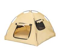 Cat Tent, Foldable Pet House, Portable Animal Shelter, Breathable Mesh Walls, Zippered Opening Design, Lightweight Structure, Perfect for Camping, Balcony, Outdoor Travel, 15.75x15.75x14.96 Inches