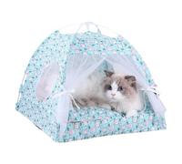 Cat Tents for Indoor Cats - Cat Cave Pet Play Tent, Floral Pet Cave Nest, Movable Dog Tent Bed for Indoor and Outdoor Small Medium Cats Dogs