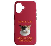 Cat The Calico, del Territorio de Maryland Carcasa para iPhone 16