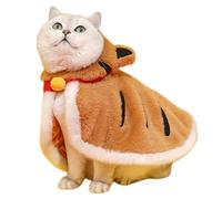 Cat Tiger Outfit, Cold Weather Cat Clothes, Hooded Cat Coat, Warm Cat Cloak, Cute Cat Clothing, Winter Pet Clothes, Cozy Cat Hoodie, Soft Cat Clothing, Pet Winter Wear, Feline Winter Fashion