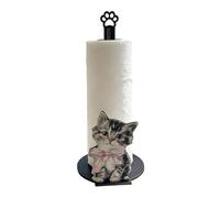 Cat Toilet Paper Holder - 26cm Cute Standing Funny Cat Dog Stand | Toilet Paper Holder Stand For Bathroom Kitchen Cabinet Inside Daily Home Travel Camping RV Trailer Guest House