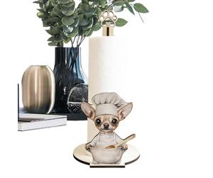 Cat Toilet Paper Holder,Cute Standing Funny Cat Dog Stand | Toilet Paper Holder Stand - For Bathroom Kitchen Cabinet Inside Daily Home Travel Camping RV Trailer Guest House