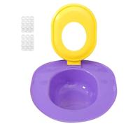 Cat Toilet Trainer - 3.94 Inches Reusable Portable Potty Litter Box for Kitten with Easy Clean Function, Removable Training Seat, Pet Urinal for RV, Travel, House, and Home Use