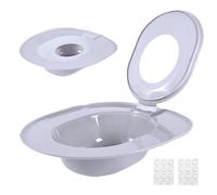 Cat Toilet Trainer Kit - Cat Litter Toilet Training Kit | Reusable Pet Tôilet Trainer | PP Material, 39x36x10cm, Detachable with Suction Cups, For Home Travel RV, Easy Clean