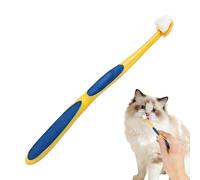Cat Tooth Brush - Soft Bristle Cleaning Tool - Dog Toothbrush - for Hygiene Health Bad Breath Puppy Kitten Senior Small Large Breed Pet