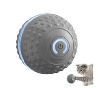 Cat Toy Ball, Smart Interactive, 2.52x2.52x2.52inches, Automatic Rolling, Built-in LED Light, Electric Chew Design, Suitable for Small Medium Large Cats, Chewing, Grinding, and Training