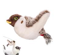Cat Toy Bird, Sparrow Catnip Toy, Interactive Cat Toy, Chirping Cat Toy, Flapping Bird Toy, USB Rechargeable Cat Toy, Indoor Cat Toy, Simulation Bird Toy, Cat Enrichment Toy, Bird Toy For Cats,