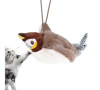 Cat Toy - Plush, 9,45 x 9,06 x 2,36 in Catnip Toy Interactive Flying Bird For Active Play | USB Rechargeable Automatic Flapping Bird Interactive Cat Toys For Indoor Cats, Boredom Relief, Exercise