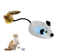 Cat Toy - Rechargeable Interactive Mice Toy With Light, Moving Cat For Play, Entertainment, And Training, Perfect Christmas, Halloween, Birthday | Engaging Fun Cats, Kittens, Small Pets Indoors