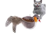 Cat Toy with Sound, Flapping Bird Toy, Flapping Wings Chirping Bird, Cat Bird Toy Flapping, Realistic Bird Cat Toy, Automatic, Super Soft, Interactive Flying Bird Toy for Indoor Cats Exercise