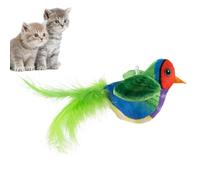 Cat Toy with Sound, Flapping Bird Toy, Flapping Wings Chirping Bird, Cat Bird Toy Flapping, Realistic Bird Cat Toy, Automatic, Super Soft, Interactive Flying Bird Toy for Indoor Cats Exercise