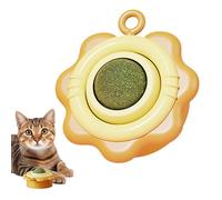 Cat Toys - Catnip Licking Ball, 360° Rotating Size Treat Balltoy with Interactive Adhesive Design, Natural Catnip Details for Boredom Relief, Catnips Toy, Licking Enrichment Playtoy for Home Play