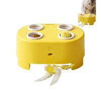 Cat Toys for Indoor - Automatic Cats Toy | Pet Electronic Turntable Game With Feathers | Smart Cat Turntable Toy for Apartment Living Room Bedroom Balcony Home Indoor Outdoor Entertainment Stress