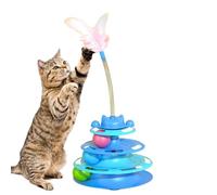 Cat Track Toy - Kitten Boredom Relief, Cat Enrichment Toys | for Pet Parents Trainers Animal Apartment When Nudged by Cats, Creating Dynamic MoveOffice Shelters Bedroom Living Room