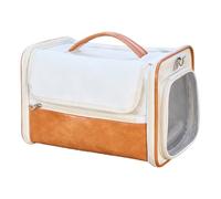 Cat Transport Carrier, Portable Animal Carrier, Breathable Mesh Fabric Case, Easy to Carry, Pet Bag for Vet Visits, Car Travel, and Outdoor Adventures, 9.06x12.6 Inches