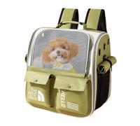 Cat Travel Backpack - Large Capacity Pet Carrier Bag, Portable Outdoor | Comfortable for Hiking Camping Walking Trips Cats Small Medium Dogs Easy Carry