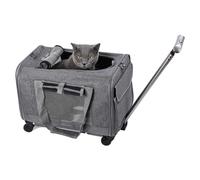 Cat Travel Carrier - Carrier para perros pequeños | Safety Zippers Carrying Strap Airline Approved Cat Crates for Indoor Cats