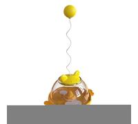 Cat Treat Dispenser, Interactive Kitten Toy, 11.02x5.47x4.41in Alientos Play, Promotes Healthy Feeding Habits, Pet Training Supplies for Kittens, Interior, Outdoor, Home, Study, Bedroom, Balcony