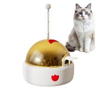 Cat Treat Dispenser Toy, Cute Duck Interactive Pet Treat Dispenser, USB-Powered Feeding Toy for Gats and Dogs, Fun Indoor Outdoor Play Training Ejercise Snack Accessory for Home and Travel