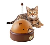 Cat Treat Dispenser Toy, Electric Smart Interactive Food Puzzle Alimentador para Gatos y, Automatic Snack Dispensing Play Toy For Interior, Outdoor Training Ejercise Feeding Floor Play Travel
