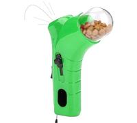 Cat Treat Gun Shooter, Interactive Cat Treat Shooter Gun, nCat Treat Dispenser Launcher Toy, Pet Treat Snack Launcher Dog Food Catapult for Dog Exercise Training (Green)