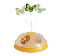 Cat Treat Puzzle Toy - Training Slow Interactive Dispenser with Butterfly