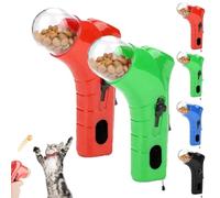 Cat Treat Shooter Gun, 2025 New Cat Treat Gun, Interactive Snack Guns Shooter for Dogs Cats Exercise Training(E)