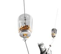 Cat Treat Toy Dispenser, Interactive Puzzle Feeder, 3.94x2.36x2.36 Inches Slow Feeding Game Toy, Fun Stimulating Exercise, Ideal for Kitten Enrichment, Indoor Outdoor Pet Engagement