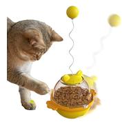 Cat Treat Toy, Treat Puzzles Indoor Cats, Interactive Pet Enrichment Puzzle Feeder Training and Playing, Fun Treats Dispenser Toys for Kittens, Home Garden Balcony Bedroom Living Room