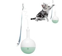 Cat Treat Toys Interactive, Electric Meal Ball, Slow Feeder Food Puzzle, Smart Rolling Cats Toy for Portion Control, Indoor Play, Dispensing Kittens, Adult, Home, Pet Care
