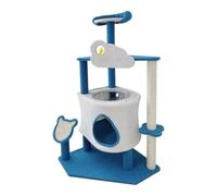 Cat Tree, Estructura de Escalada Grande for Gatos, árbol rascador Fat Nest Integrado con Columna de sisal y Plataforma de Salto Villa.,for Kittens