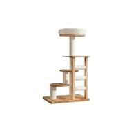 Cat Tree, Estructura de Madera Maciza for Gatos con pilares, Ideal for trepar. Muebles for Mascotas. Árbol de diseño Creativo. Escalera.,for Kittens(D)