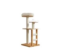 Cat Tree, Estructura de Madera Maciza for Gatos con pilares, Ideal for trepar. Muebles for Mascotas. Árbol de diseño Creativo. Escalera.,for Kittens(C)