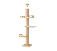Cat Tree, Estructura for Gatos, gatea y trepa, de Madera Maciza, Gruesa e imponente, Muebles for Mascotas, Juguetes,Parts(Bay Window D1.6-1.8m)