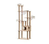 Cat Tree, Rascadores de Lujo for Gatos, Estructura for trepar, Torre de Madera Maciza for el hogar, cápsula Espacial, Accesorios for Mascotas pequeñas,Parts