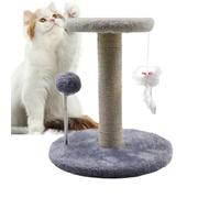 Cat Tree Tower - Juguete rascador para gatos altos con barras de sisal, plataforma de descanso acogedora | Cat Playhouse para gatos grandes, árbol interactivo para gatitos con diseño antipunta, postes